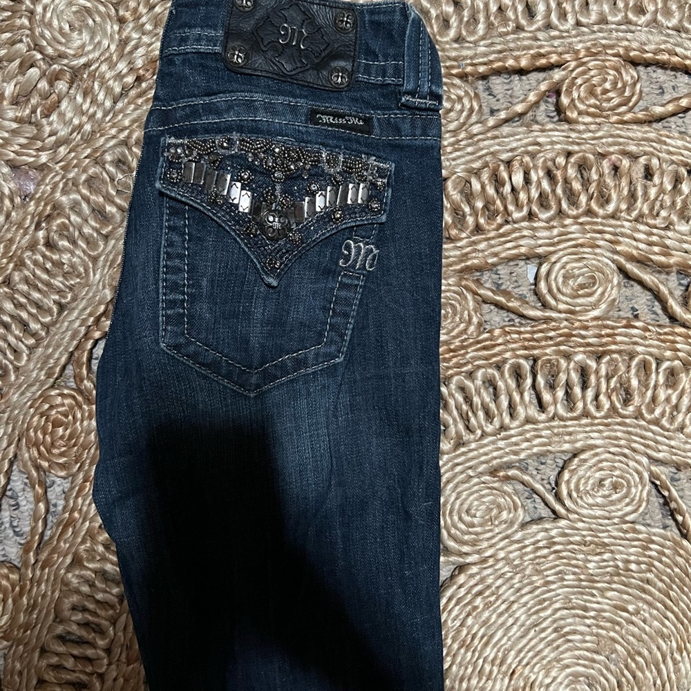 SOLD Miss Me Crystal Pocket Jeans 👖